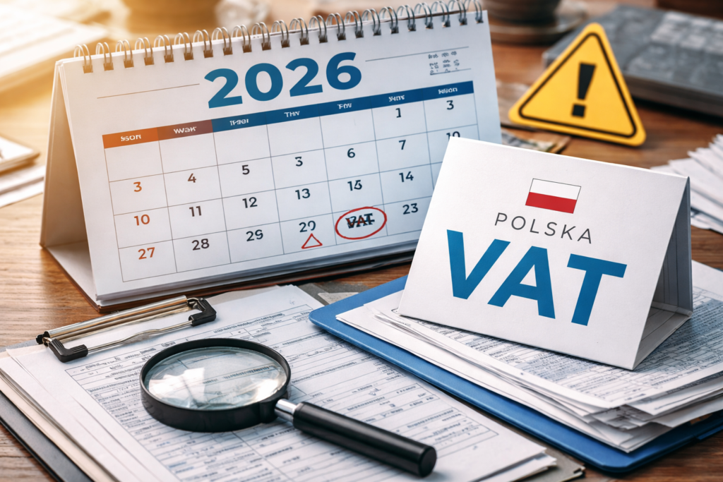 Zwrot VAT w 2026 roku – kalendarz z terminem rozliczenia oraz dokumenty podatkowe podlegające weryfikacji