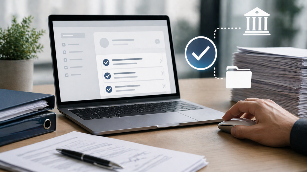 Обновление данных компании в KRS через электронную систему PRS, работа с документами онлайн